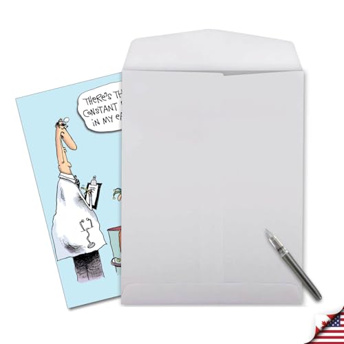 NobleWorks Big Funny Get Well Card Constant Ringing Humor for Men J9734 - style: Constant Ringing