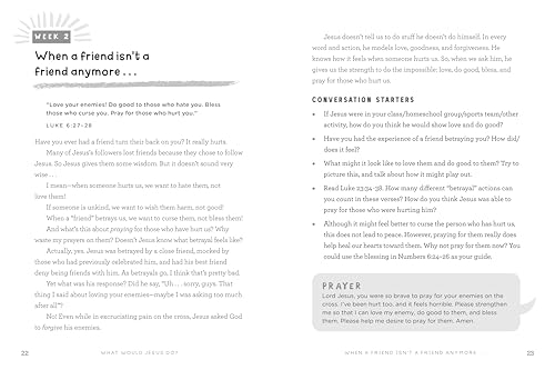 What Would Jesus Do? A Family Devotional for Preteens and Parents: Conversation Starters on Life, Love, and Faith