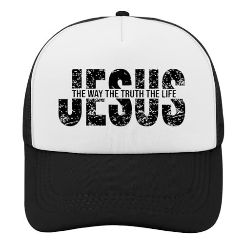 Y'Alls Need Jesus Hats Funny Cap for Grandma - color: Jesus is the Wayy the Truths the Life Christianallblack14