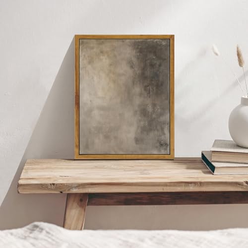 KBKBART Framed Neutral Wall Art, Earthy Abstract Canvas Prints 8x10inch - color: Earthy Painting, size: 10"L x 8"W