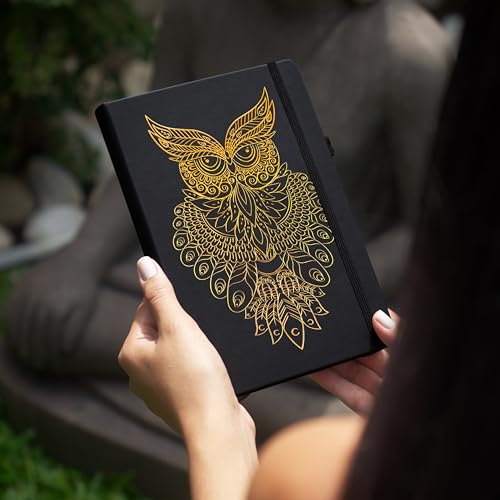 Veway Mystic Owl Journal and Pen Gift Set for Women & Men - style: Mystic Owl