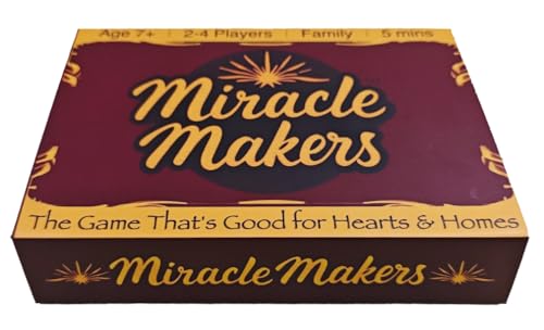 Miracle Makers Card Game | Christian-Themed, No Biblical Knowledge Required | Non-Denominational Fun | Ages 7+, 2–4 Players | Faith-based Gift | Great for Homeschool, Sunday School & Family Game Night