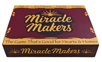 Miracle Makers Card Game | Christian-Themed, No Biblical Knowledge Required | Non-Denominational Fun | Ages 7+, 2–4 Players | Faith-based Gift | Great for Homeschool, Sunday School & Family Game Night