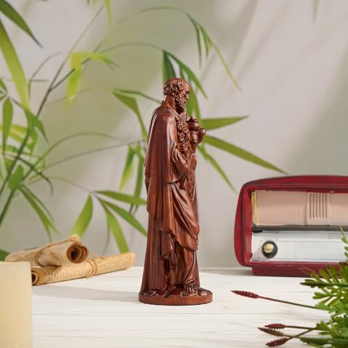 BGCarvedGrace St.Joseph Holding Baby Jesus Statue - color: St.joseph, size: 4 Inch