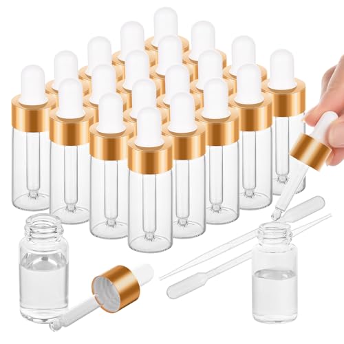 20 Pack 10ml Mini Dropper Bottle for Cuticle Oil - size: 10ml