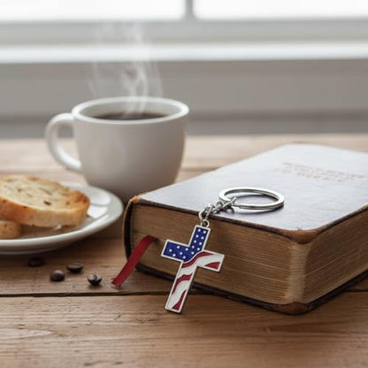 Christian Cross Keychains Bible Verse Religious Gifts