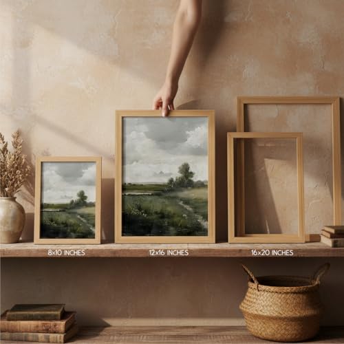 smvexyl Framed Landscape Wall Art, Neutral Nature Canvas Print, 16x24 - color: fengjingshu, size: 24"L x 16"W