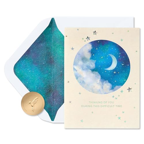 Papyrus Sympathy Counter Card for Someone Special (May You Find Peace in the Days Ahead) - color: FSC Night Sky