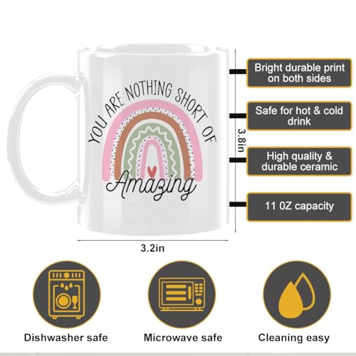 You are nothing short of Amazing Mug, Cute Coffee Mugs for women - color: You are nothing short of Amazing