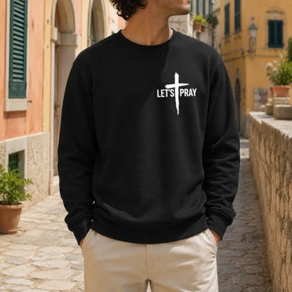 Christian Sweatshirts For Women Need Prayer Tap My Shoulder Hoodie Sweater - color: Black, size: XX-Large