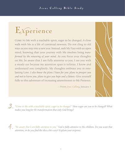Jesus Calling 52-Week Bible Study: Experience the Presence of God (Jesus Calling Bible Studies)