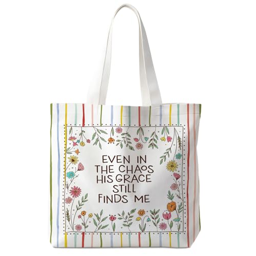 Christian Tote Bag - color: Colorful Flower