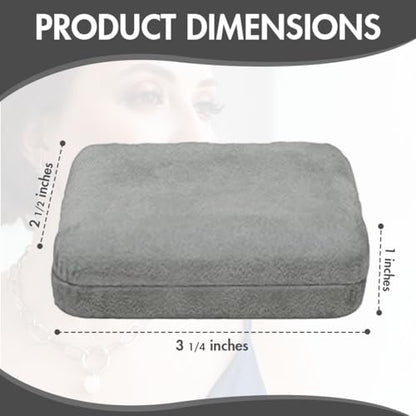 Novel Box Grey Communion Keepsake Rosary Box 3.25x2.5x1 Inches - color: Grey