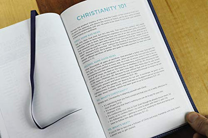 NIV, Revolution Bible, Leathersoft, Blue: The Bible for Teen Guys