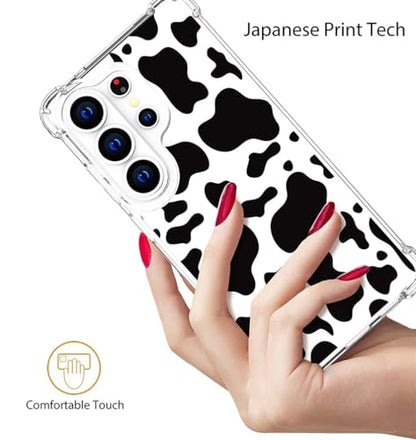 for Samsung Galaxy S26 Ultra Case - Black Cow Print - color: Black Cow Print, size: Galaxy S26 Ultra