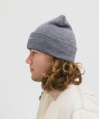 Christian Jesus Cross Beanie - Faith Winter Beanie Hats for Men Women - Religious Gifts for Christmas & New Years - color: Three Nails Cross/Grey
