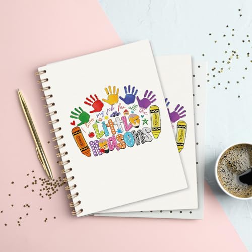 VONTP Teacher Appreciation Gifts Spiral Notebook Journal, 5.5x8.3 Inch - color: 004-teacher