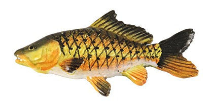 Carp Pin, Fish, Lapel, Fisherman, Fishing, Hat, Pins, Brooch, Brooches, Jewelry, Gift, Handmade in the USA, 200 Fish Designs Available. F077Z - color: Hand Painted