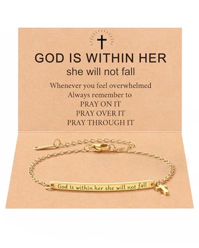 Christian Jewelry Gifts Bible Verse Bracelet for Women Girls
