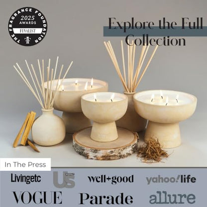 Blueme Wellness Refillable Candle, Spiritual - Palo Santo & Vetiver - 45 oz
