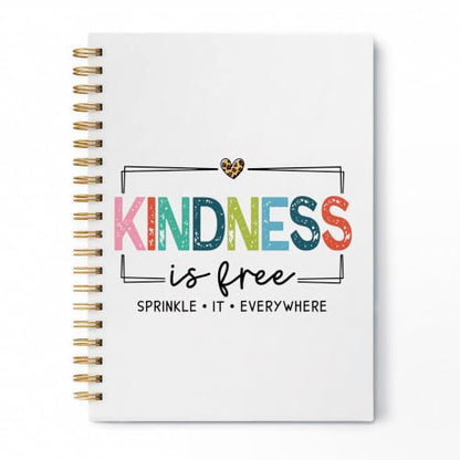 Inspirational Mental Health Spiral Notebook 5.5x8.3 Inch - color: pattern-8