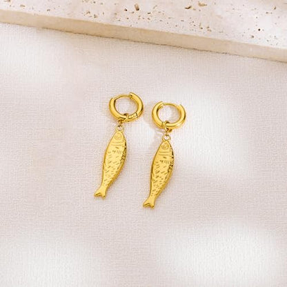 Gold Silver Hoop Earrings for Women - color: gold