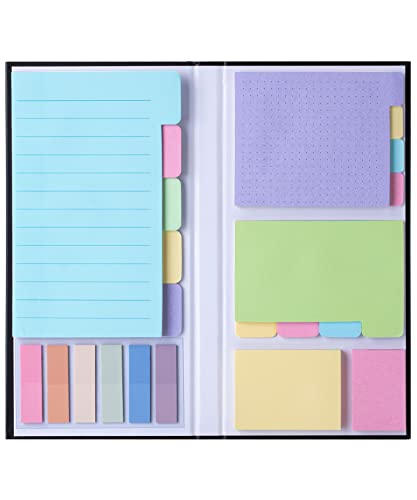 Mr. Pen- Sticky Notes Set, 410 Pack, Ruled - color: Pastel, size: 1 Set