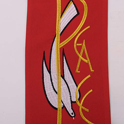 BLESSUME Church Clergy Pastor Reversible Stole - color: Red and Green