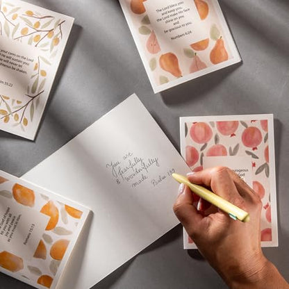 DIVERSEBEE Inspirational Christian Greeting Cards of Encouragement (Fruit) - color: Fruit