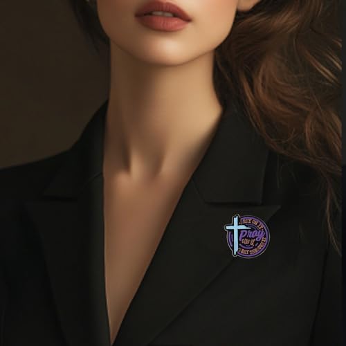 Christian Gifts Inspirational Bible Verse Prayer Brooch Pin Baptism Inspirational Gifts Catholic Gift Religious Jewelry