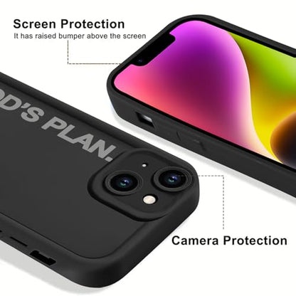 Stylish God's Plan Isaiah 60:22 Bible Verse Jesus Cross Christian Phone Case for iPhone 14 Case Shockproof Soft Protective for Women Men Cover Funda for iPhone 14 6.1 Inch - color: Christian