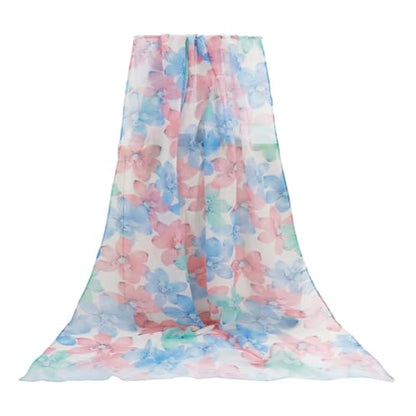 vimate Lightweight Scarf for Women Fashion Head Cover Hijab Cotton Voile Scarf Shawl Wrap for Spring Fall Winter Season - color: F4#.style 70