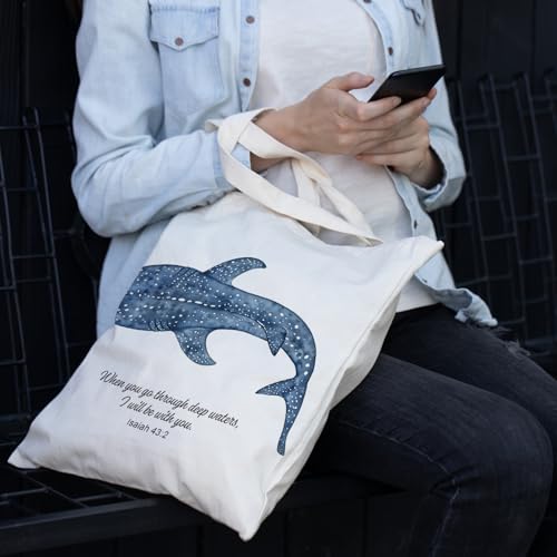 JINYO Christian Canvas Tote Bag, Bible Tote Bags for Women - color: Christian Tote Bag-5