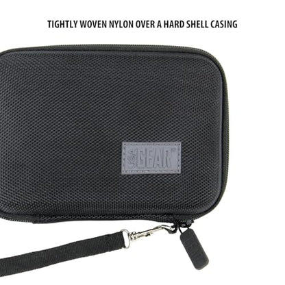 USA Gear Hard Case Compatible with Wonder Bible KJV the Talking Audio Bible Player, Wonder Bible NIV, Cable, Earbuds & More - Scratch Resistant Interior, Wrist Strap (Case Only) - Black - color: Black