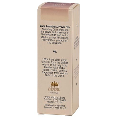 Dicksons Abba Jerusalem Anointing Prayer Roll-on Oil, Scented Biblical Oil for Prayer, Worship, Home Devotion and Blessing .33 Ounce Favor and Abundance Fig Almond