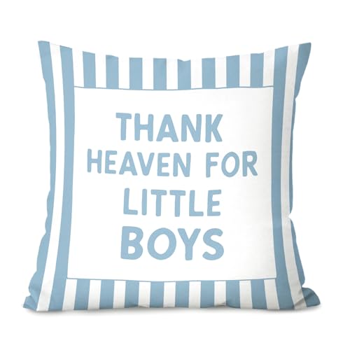 Baby Boy Nursery Decor Pillow Covers 18x18,Newborn Gifts - color: Boys