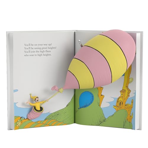 Hallmark Keepsake Christmas Ornament, Dr. Seuss's Oh, The Places You'll Go! Book, Gifts for Dr. Seuss Fans - style: Oh, The Places You'll Go!