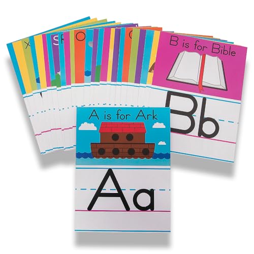 Fun Express ABCs of the Bible Classroom Border - Engaging Educational Decor for Kids’ Learning Activities, Perfect for Bible Study and Religious Classes - 1 Piece