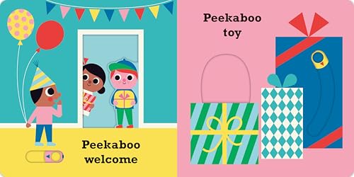 Peekaboo: Party: (An Interactive Board Book for Babies and Toddlers with Mirror and Sliders to Push, Pull, and Turn) (Peekaboo You)