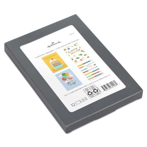 Hallmark Birthday Cards with Envelopes, Assorted 12-Pack (Blessings) - style: Birthday