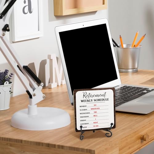 Retirement Gifts, Farewell Gifts, Thank You Gifts, Appreciation Gifts for Women Men, Motivational Wood Plaque Sign With Stand, Thank You Gifts for Coworker, Inspirational Desk Decor Sign Gifts - style: P