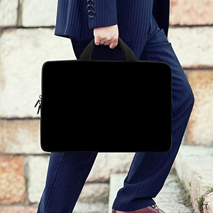 RICHEN 10 inches Messenger Bag Carrying Case with Handle Accessory Pocket Fits 7 to 10-Inch Laptops/Notebook/ebooks/Kids Pad (7-10.2 inch, Pure Black) - color: Pure Black, size: 7-10.2 inch