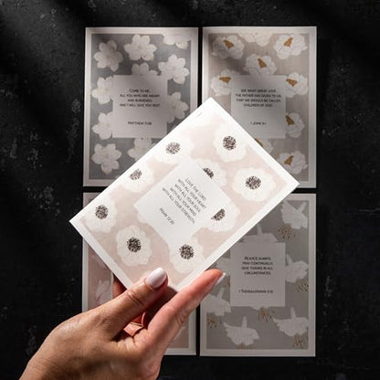 DIVERSEBEE Inspirational Christian Greeting Cards of Encouragement (Bloom) - color: Bloom