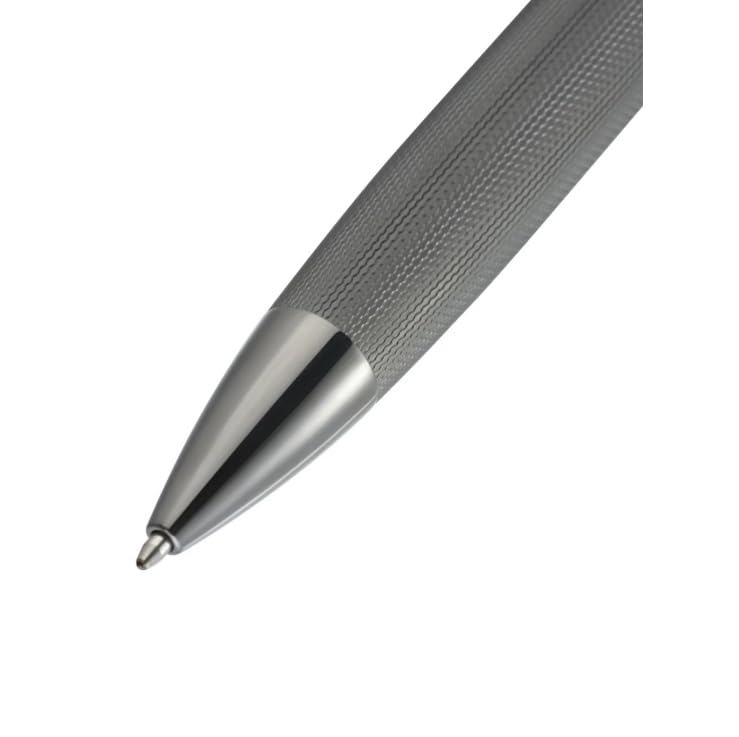 Cross Peerless™ Polished Slate Gray Engraved Diamond Pattern with Slate Gray PVD Appointments and Swarovski™ Crystal Ballpoint Pen