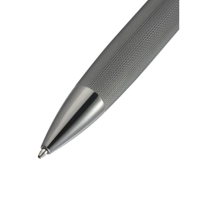 Cross Peerless™ Polished Slate Gray Engraved Diamond Pattern with Slate Gray PVD Appointments and Swarovski™ Crystal Ballpoint Pen