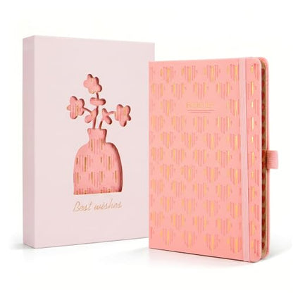 Comix Pretty Lined Journal for Women, 192 Pages, 100GSM Paper, 5.5" x 8.3" - color: Blush
