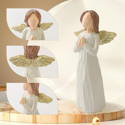 Praying Angel Figurine Christian Baptism Gifts for Girls Women - color: Pray-1