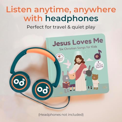 Cali's Books Jesus Loves Me Music Book for Toddlers 1-3 Years Old
