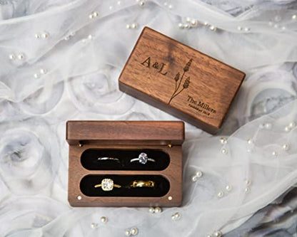 MUUJEE Quad Ring Box (Custom Names) - color: Custom Names