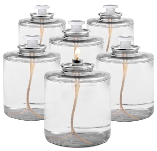 Hyoola 80 Hour Liquid Paraffin Long Burning Candles - 6 Pack - Survival and Emergency Candles - size: 6 Pack